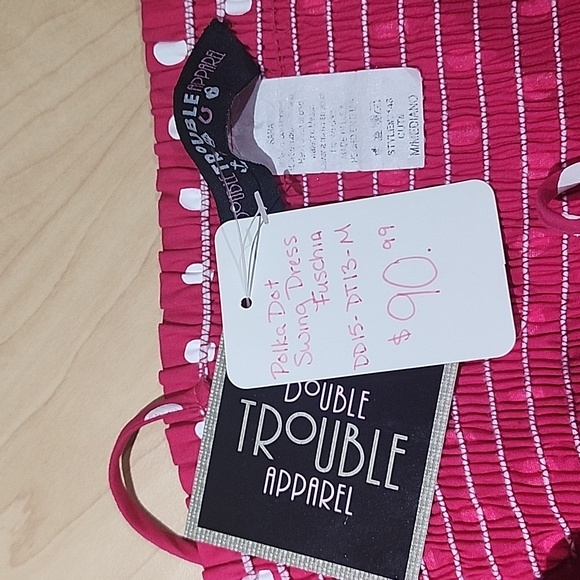 Pink Polka Dot Dress - Picture 8 of 9